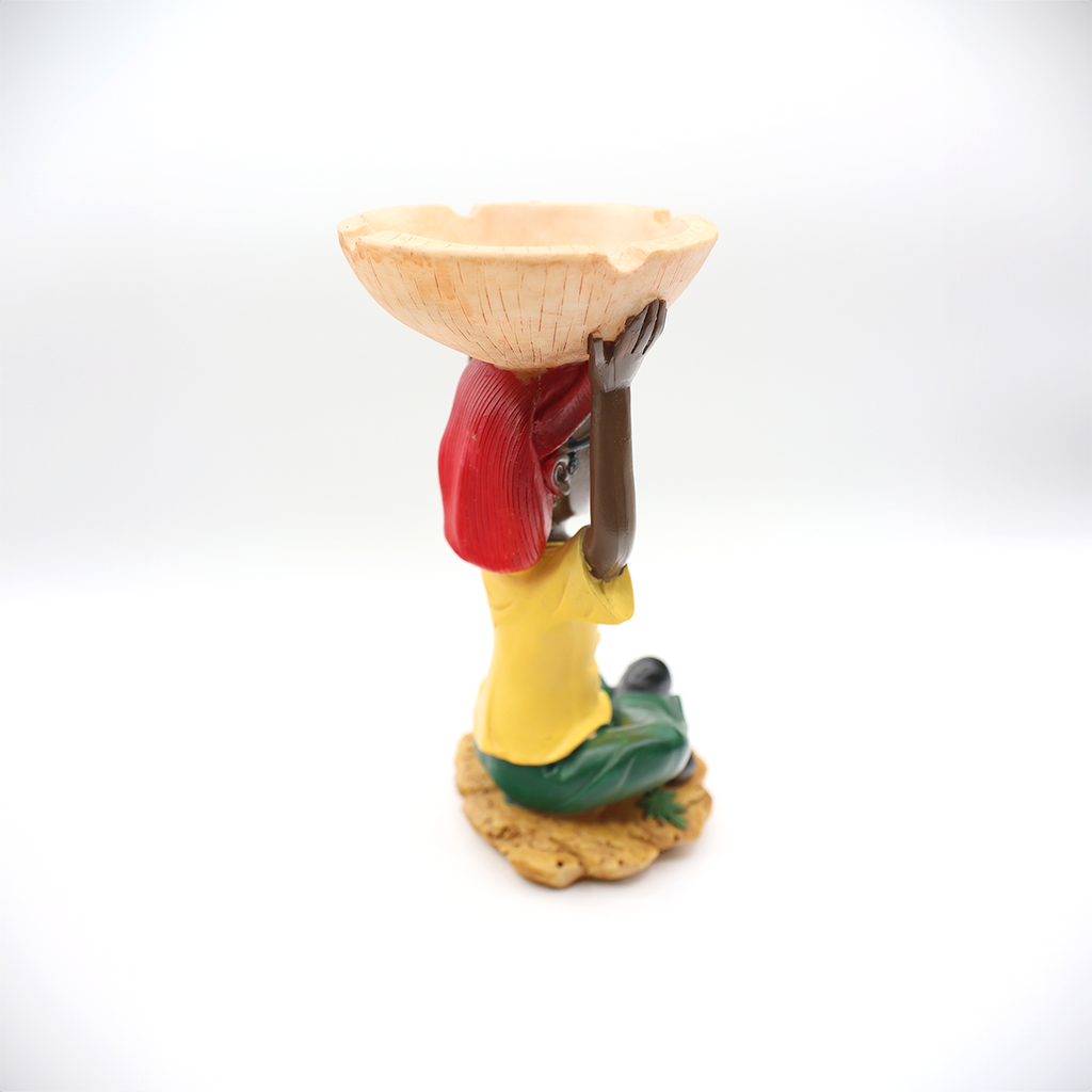 Smiling Statue Ashtray angle 3 