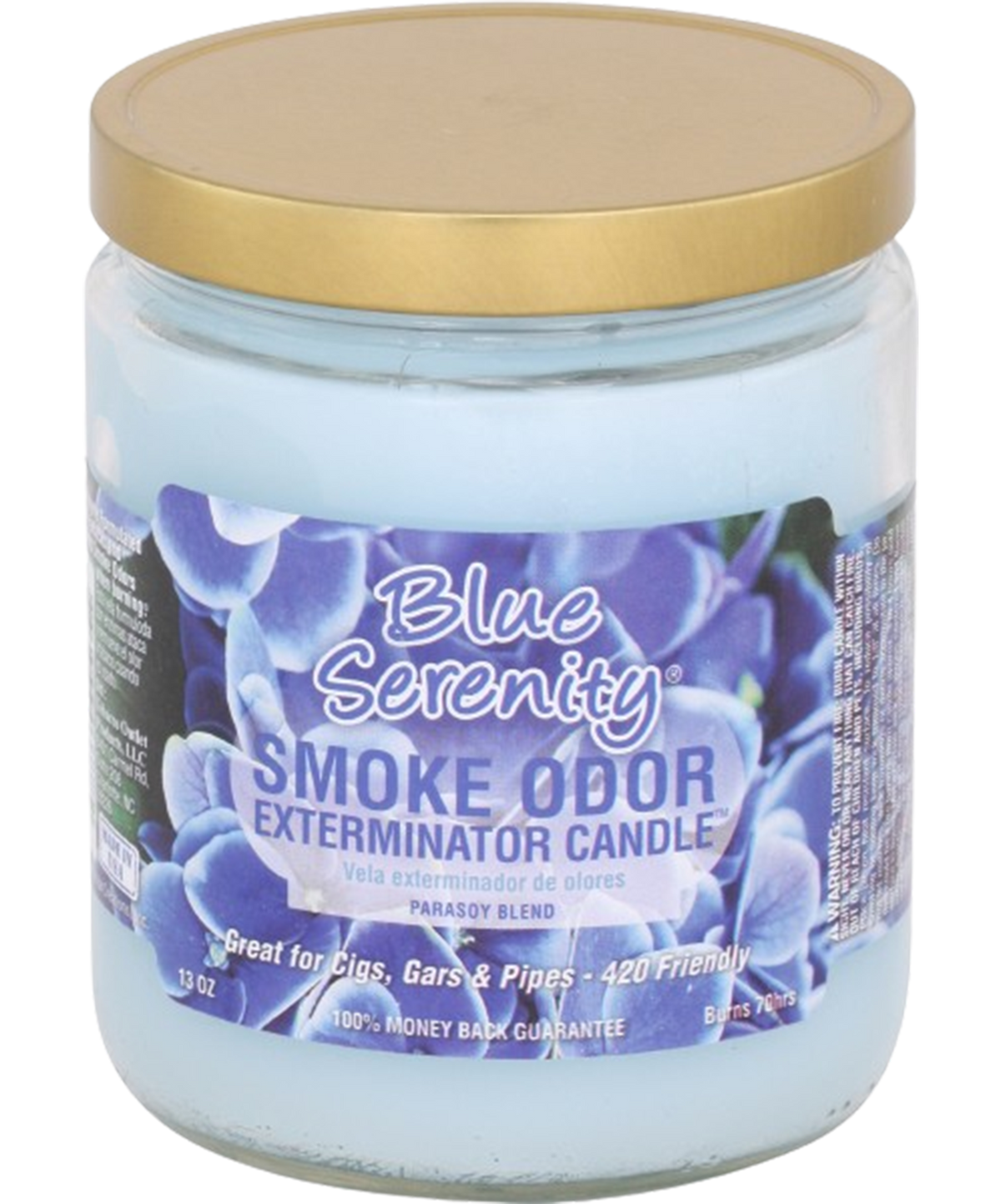 Smoke Odor 13oz Candle: Blue Serenity