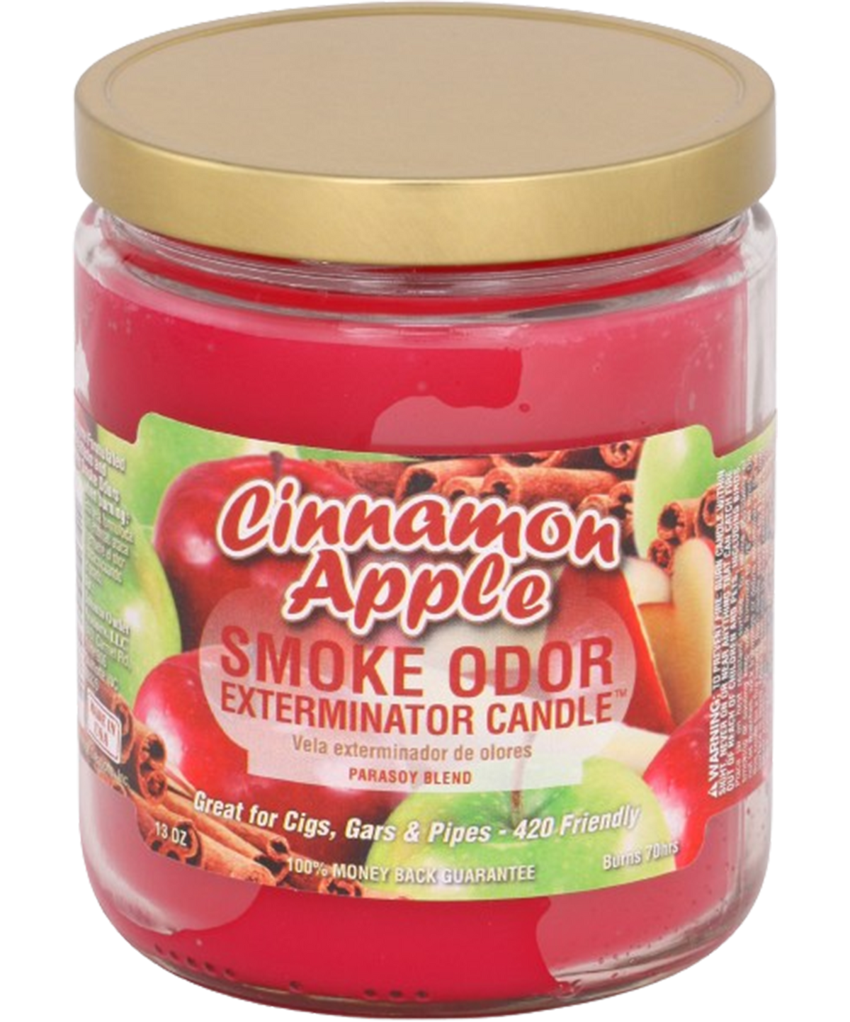 Smoke Odor 13oz Candle: Cinnamon Apple