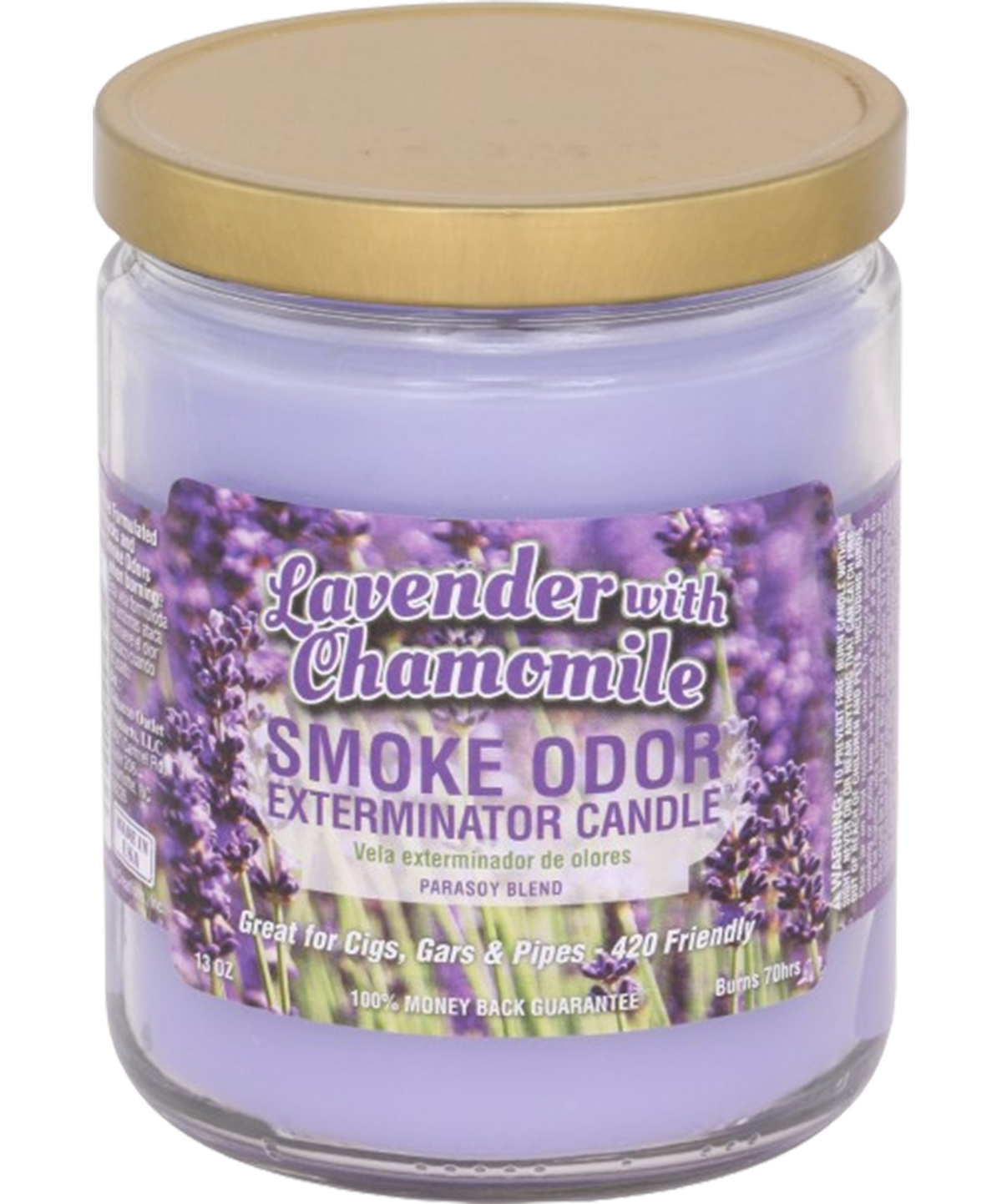 Smoke Odor 13oz Candle: Lavender & Chamomile