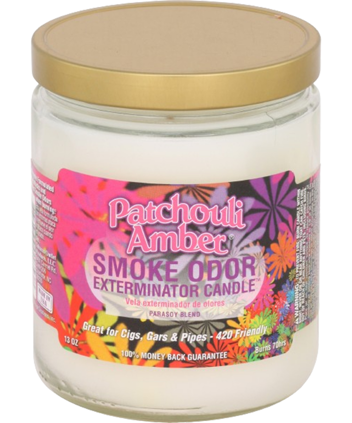 Smoke Odor 13oz Candle: Patchouli Amber