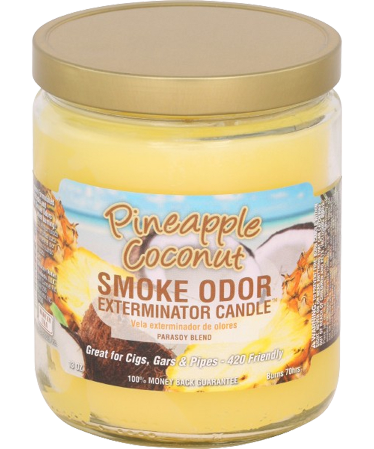 Smoke Odor 13oz Candle: Pineapple Coconut
