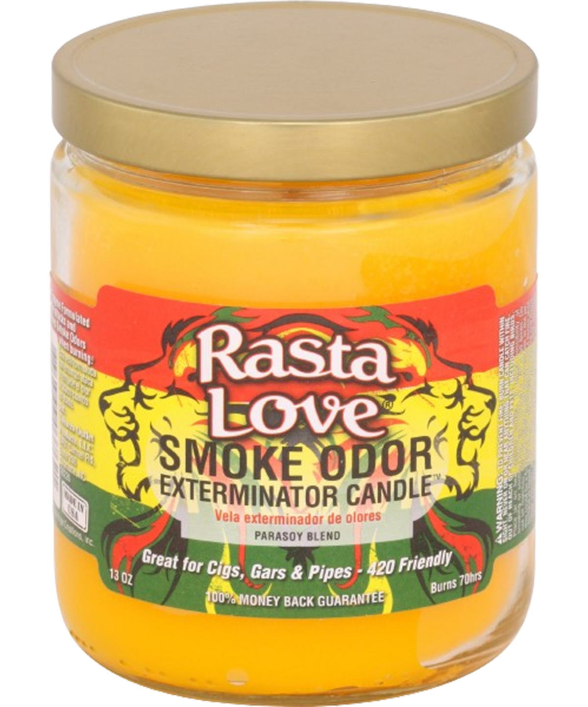 Smoke Odor 13oz Candle: Rasta Love