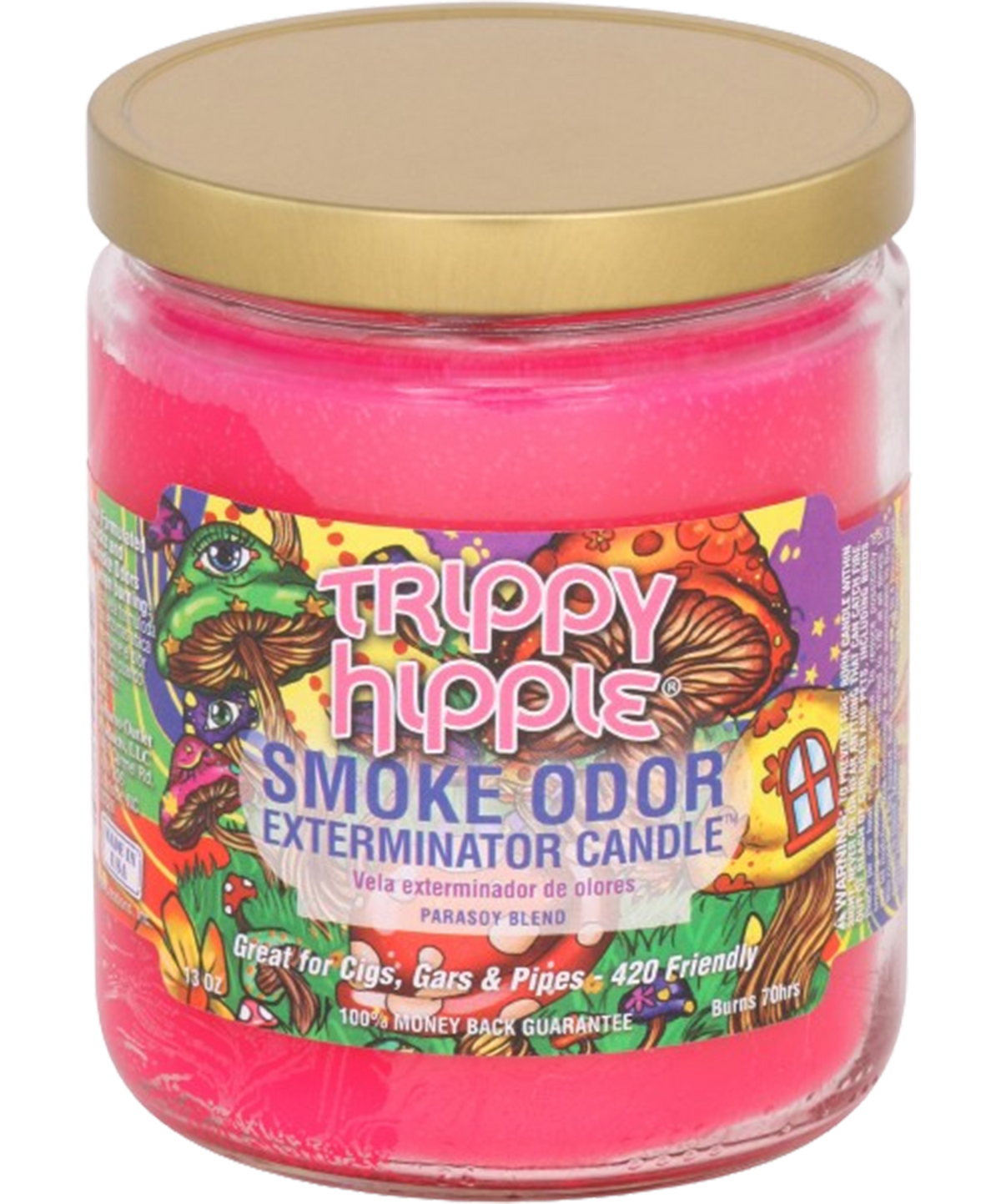 Smoke Odor 13oz Candle: Trippy Hippie