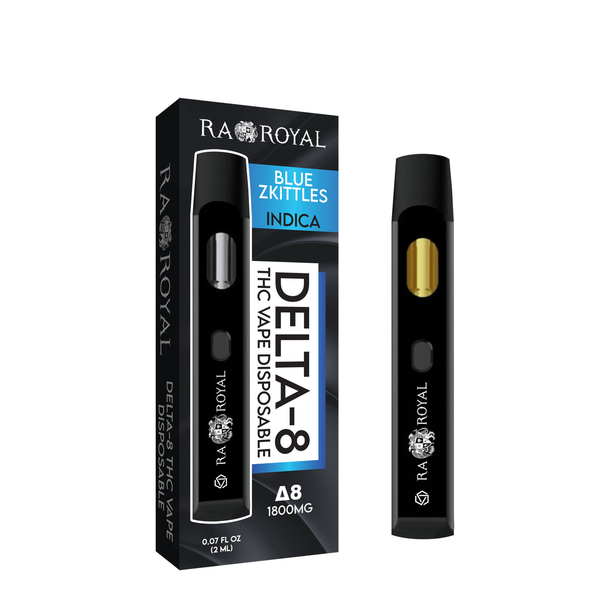 RA Royal Delta 8 2ML Vape in Blue Zkittles (Indica)