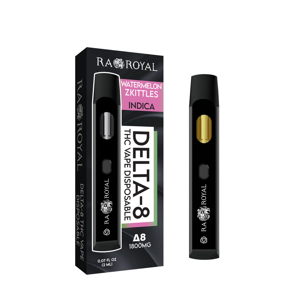 Ra Royal Watermelon Zkitles Indica Delta 8 THC Vape 1800MG