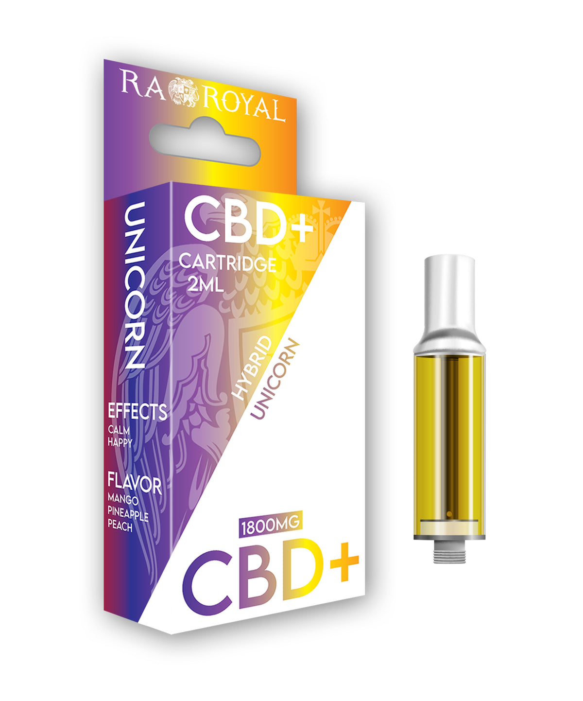RA Royal CBD Blend 2ML Cartridge in Unicorn (Hybrid)