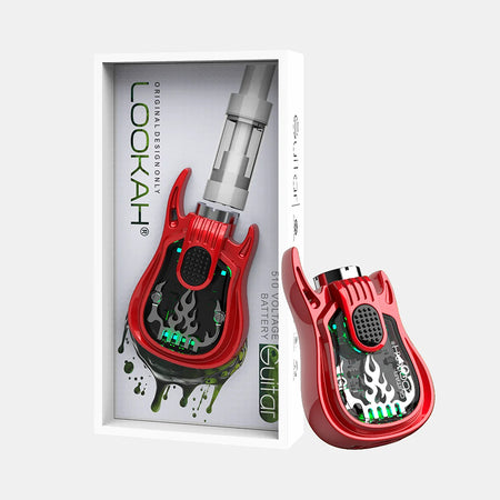 Lookah Guitar 510 Thread Battery in Red