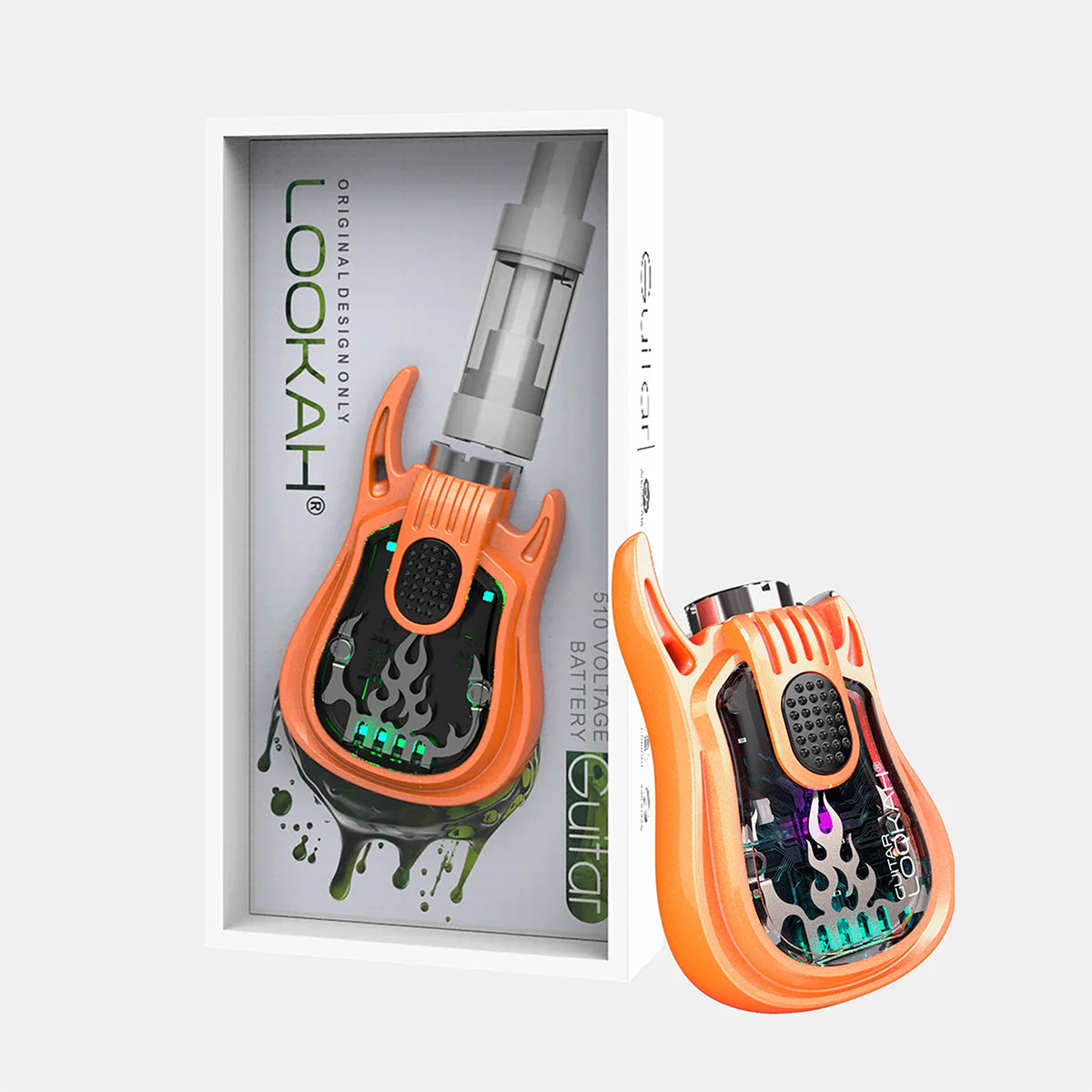 Lookah Guitar 510 Thread Battery in Orange