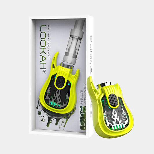 Lookah Guitar 510 Thread Battery in Neon Green