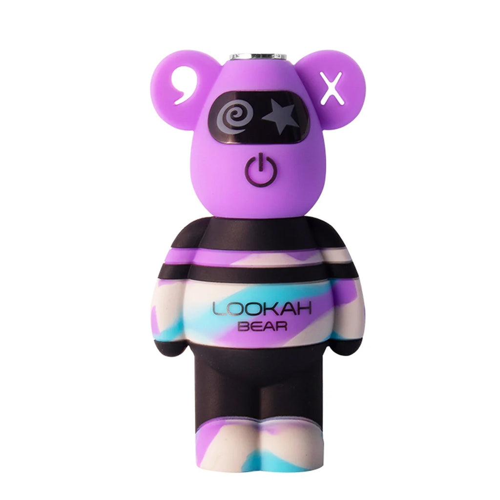 Lookah Bear 510 Thread Vape Battery in Purple Tiedye