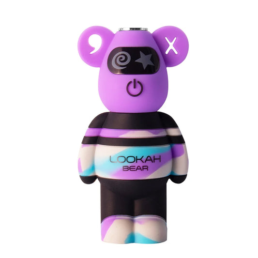 Lookah Bear 510 Thread Vape Battery in Purple Tiedye