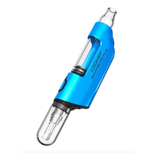 Lookah Seahorse Pro Plus Electric Nectar Collector | Dab & Wax Pen in Blue