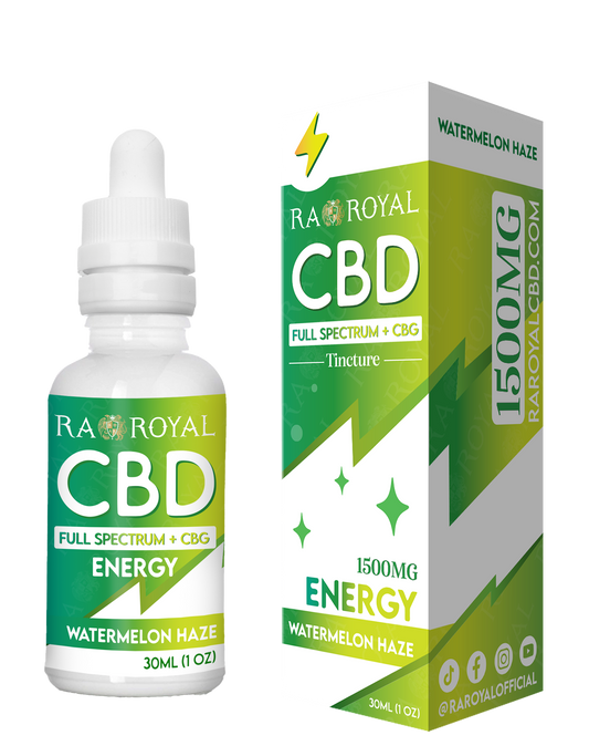 RA Royal CBD Blend 1500MG Tincture: Watermelon Haze (Energy)