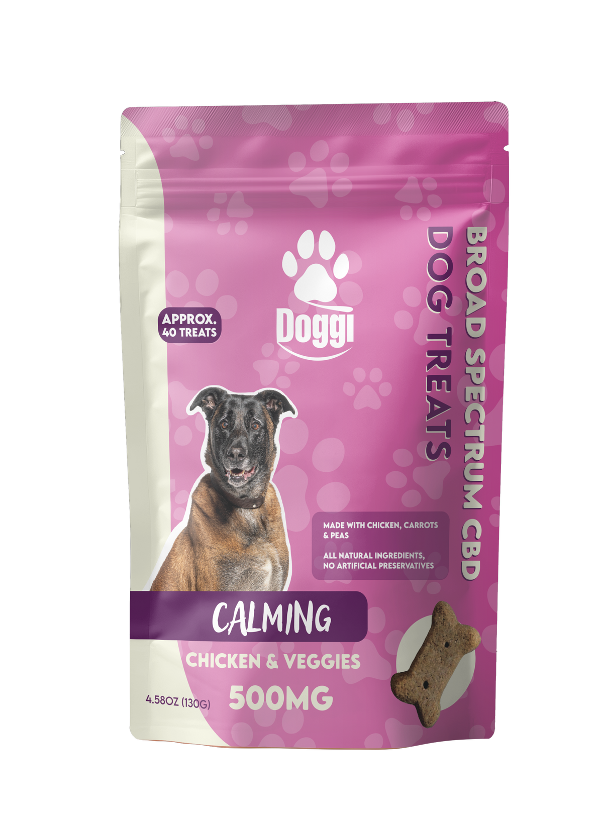 Doggi CBD 500MG Calming Dog Treats: Chicken & Veggies