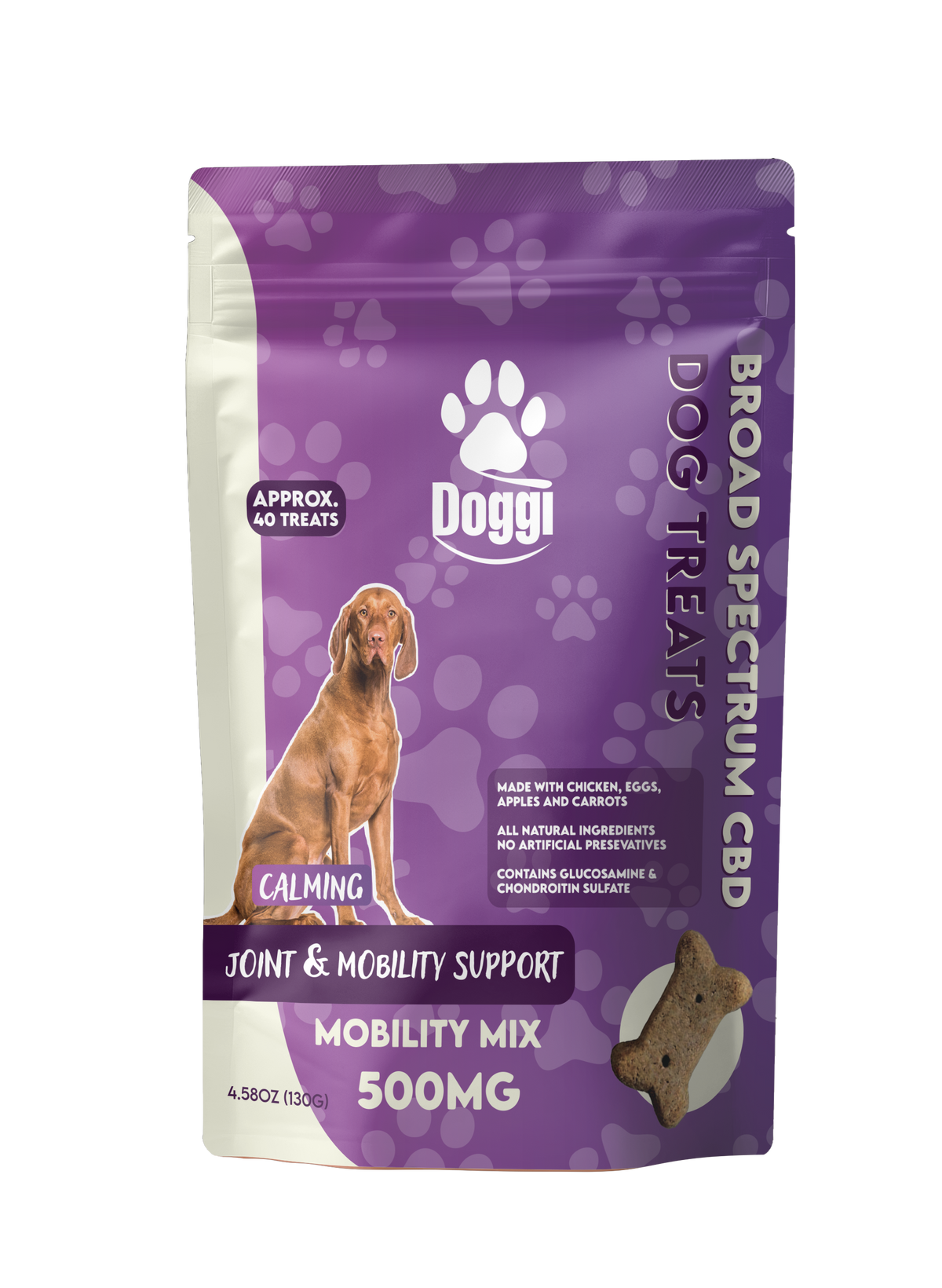 Doggi CBD 500MG Joint & Mobility Support Dog Treats: Mobility Mix