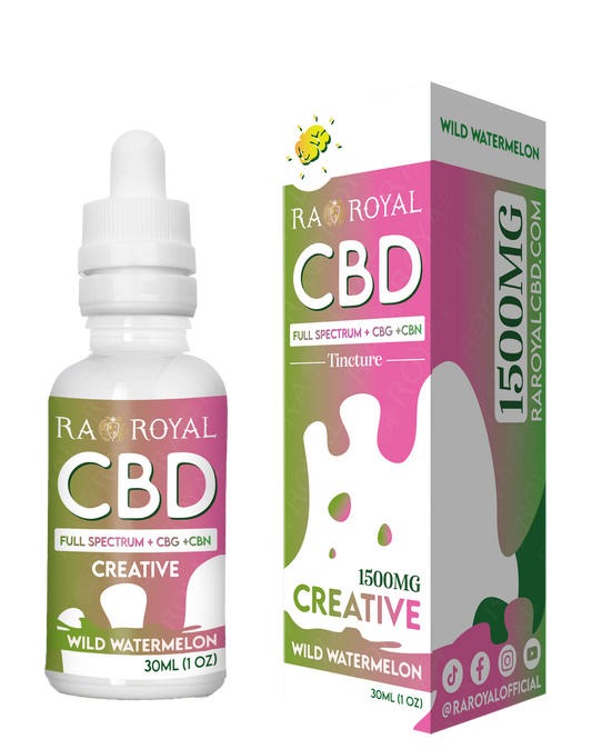 RA Royal CBD Blend 1500MG Tincture: Wild Watermelon (Creative)
