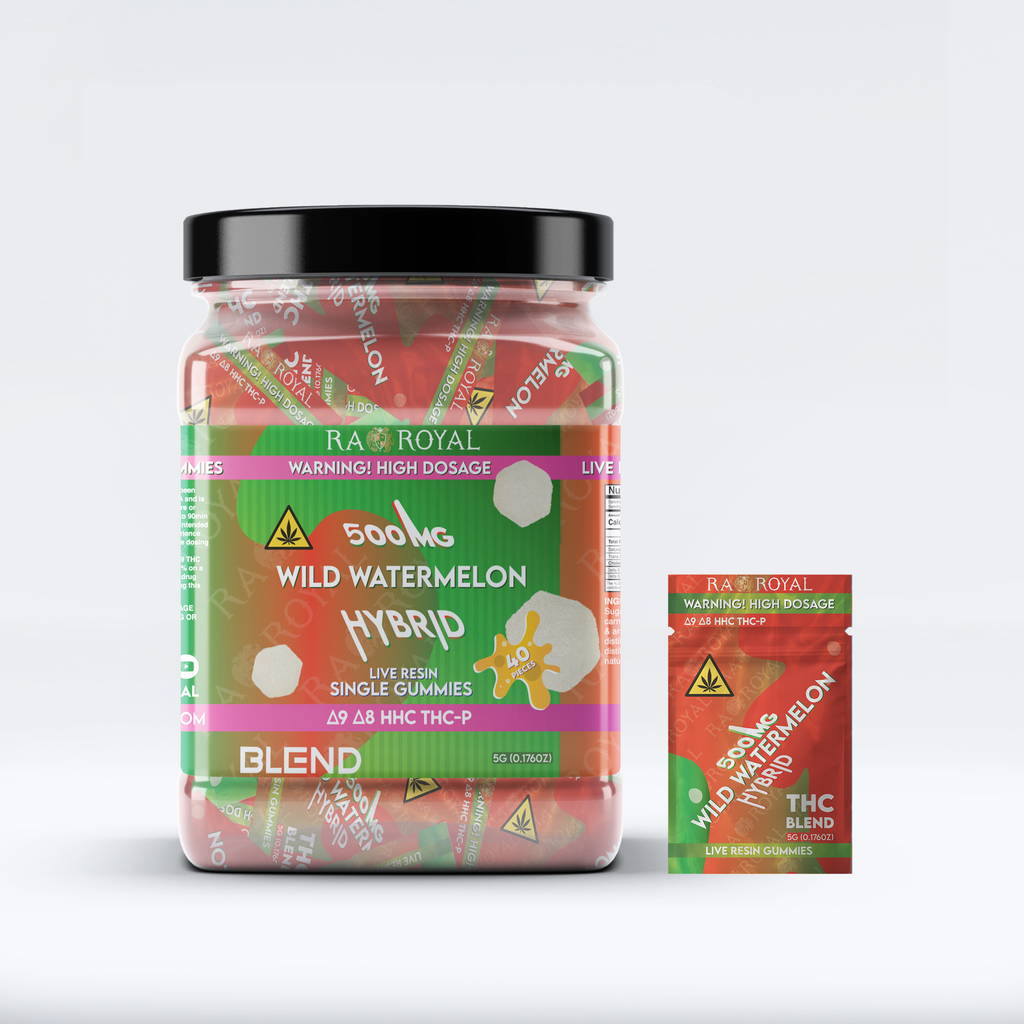 Gomitas RA Royal THC Blend 15000MG: Sandía silvestre (híbrida)