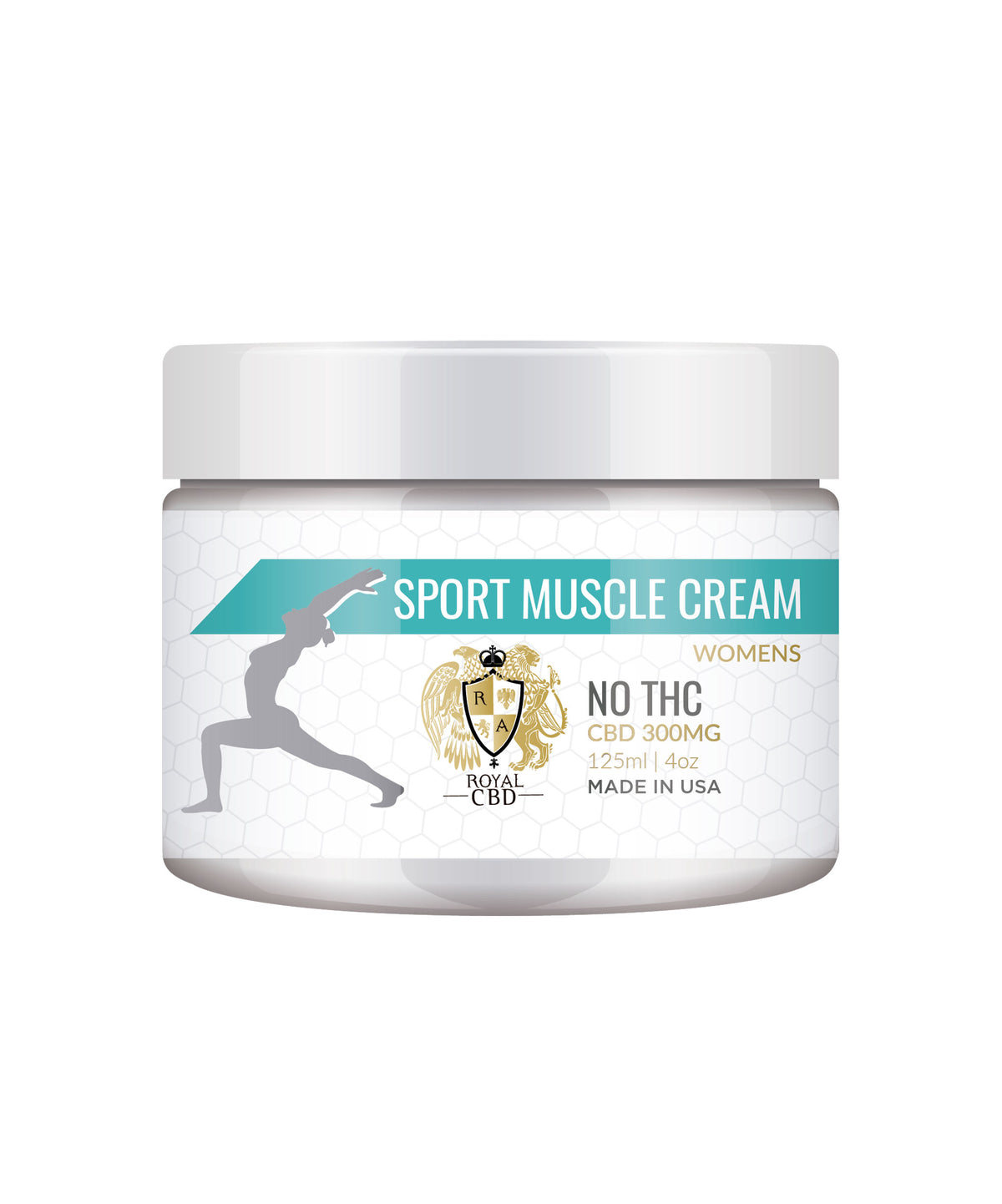 RA Royal CBD Sports Muscle Cream for Women, 300MG