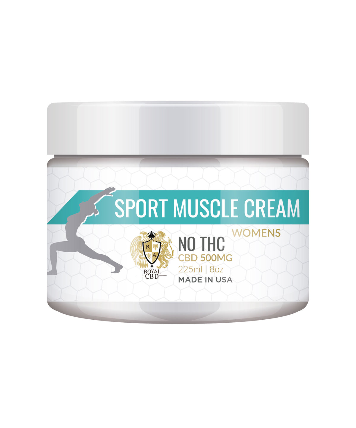RA Royal CBD Sports Muscle Cream for Women, 500MG