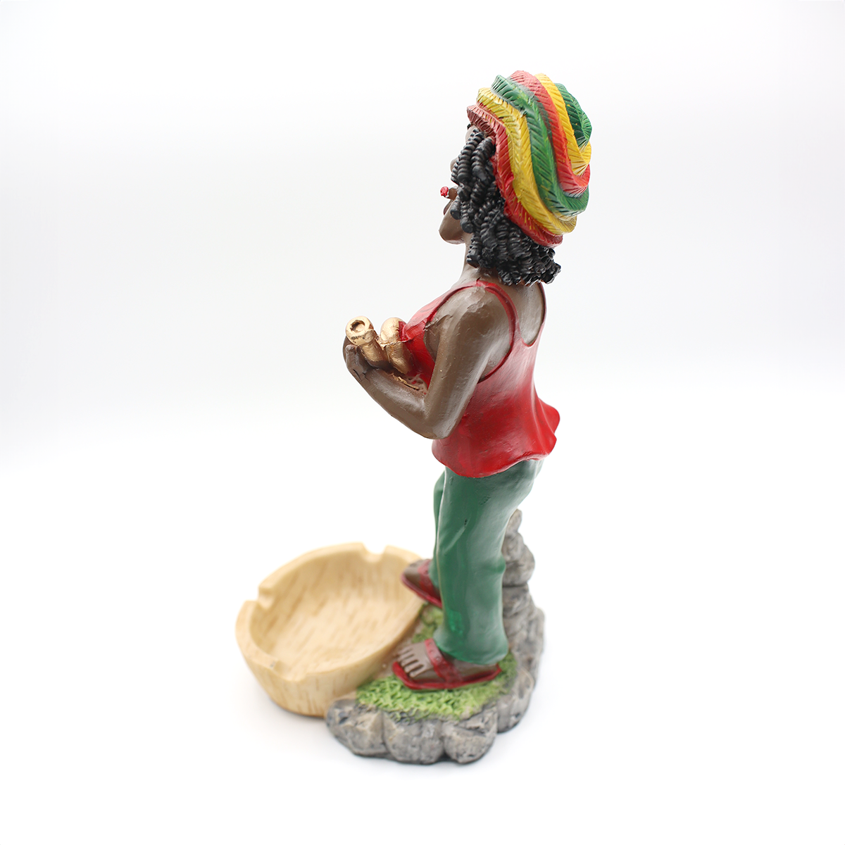 Woman with Trumpet Ashtray angle 2